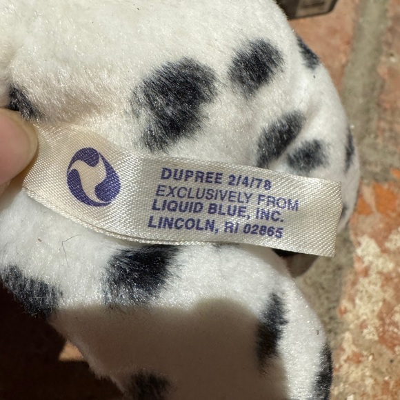 1998 Liquid Blue Grateful Dead Plush Bean Bear Dupree - Picture 7 of 8